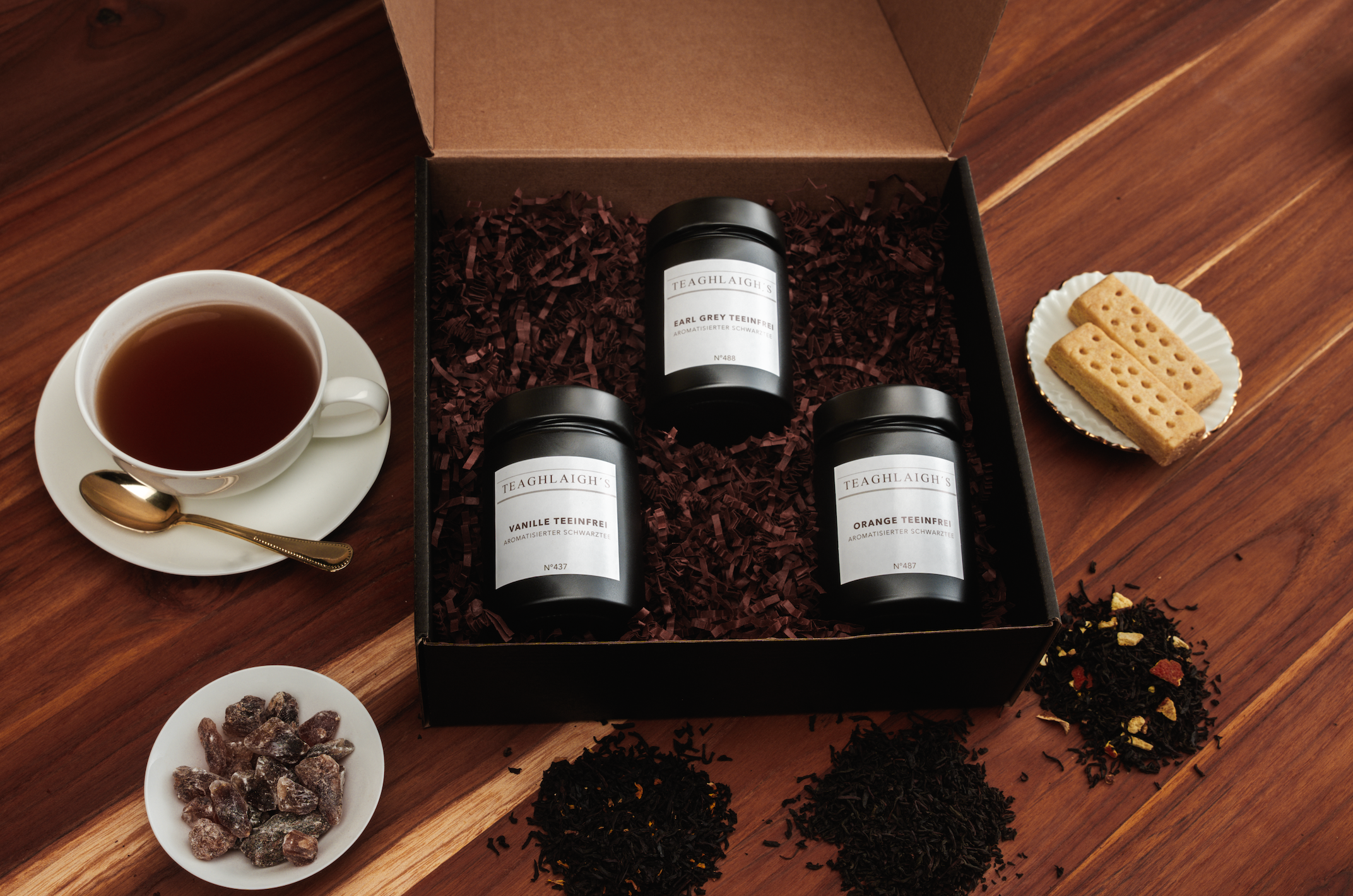 Entkoffeinierter Schwarzer Tee, 3er Geschenkbox