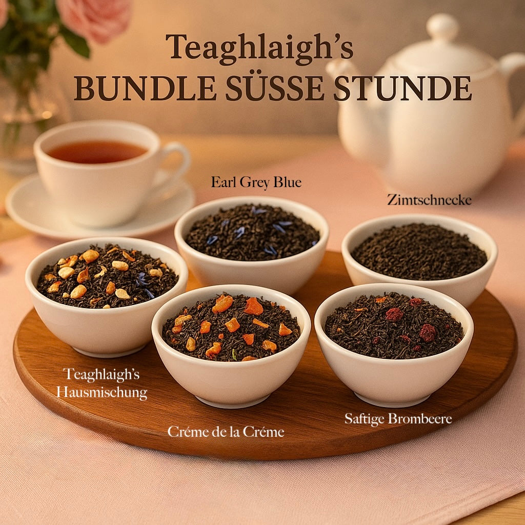 Bundle Süße Stunde – Aromatisierte Schwarztees für Genießer:innen – 5 Sorten à 100 g