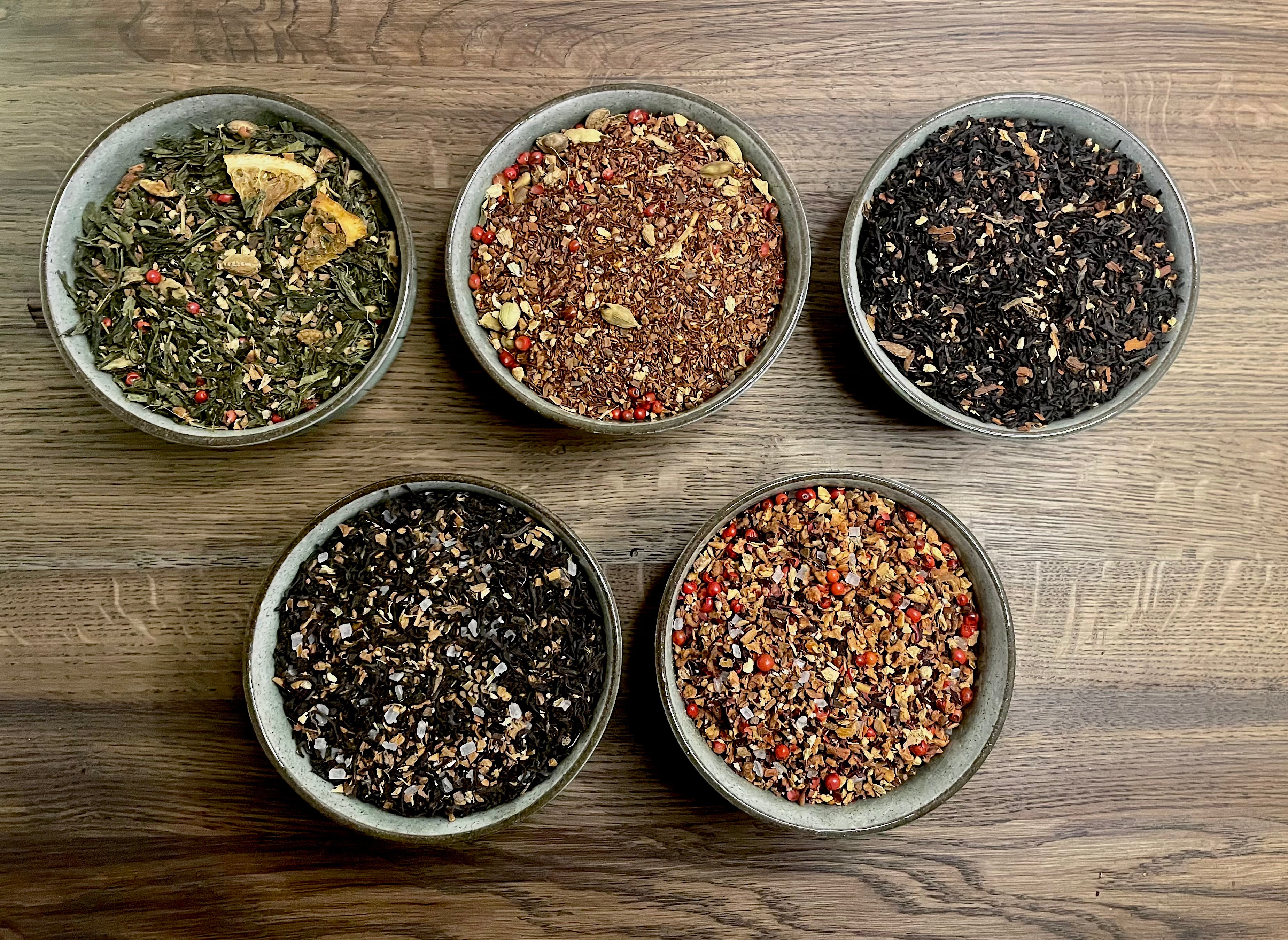 Bundle Chai-Magie – Würzige Teekreationen mit Charakter – 5 Sorten à 100 g