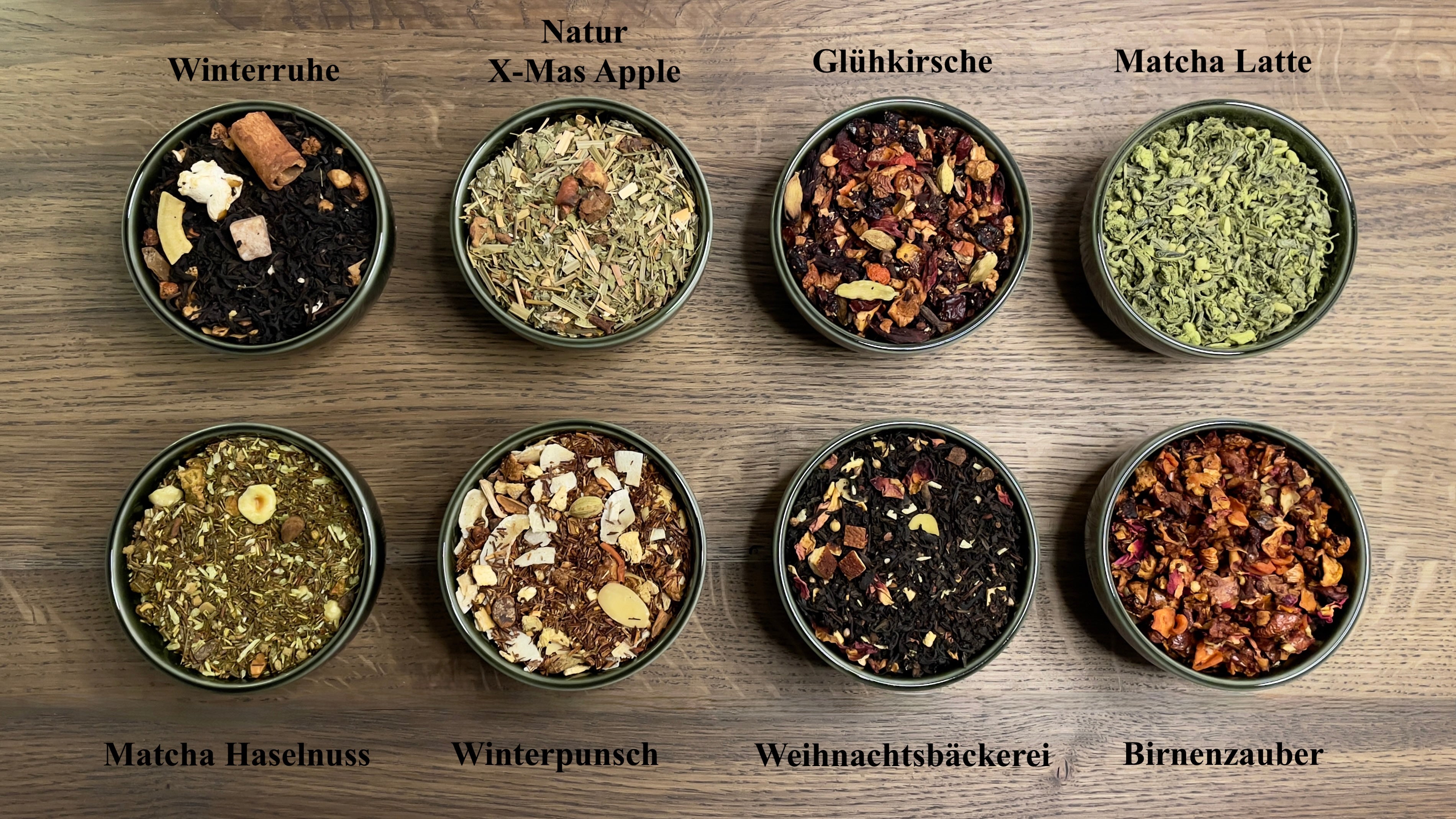 Probenset - Weihnachtstee - 8 Proben á 10g/20g