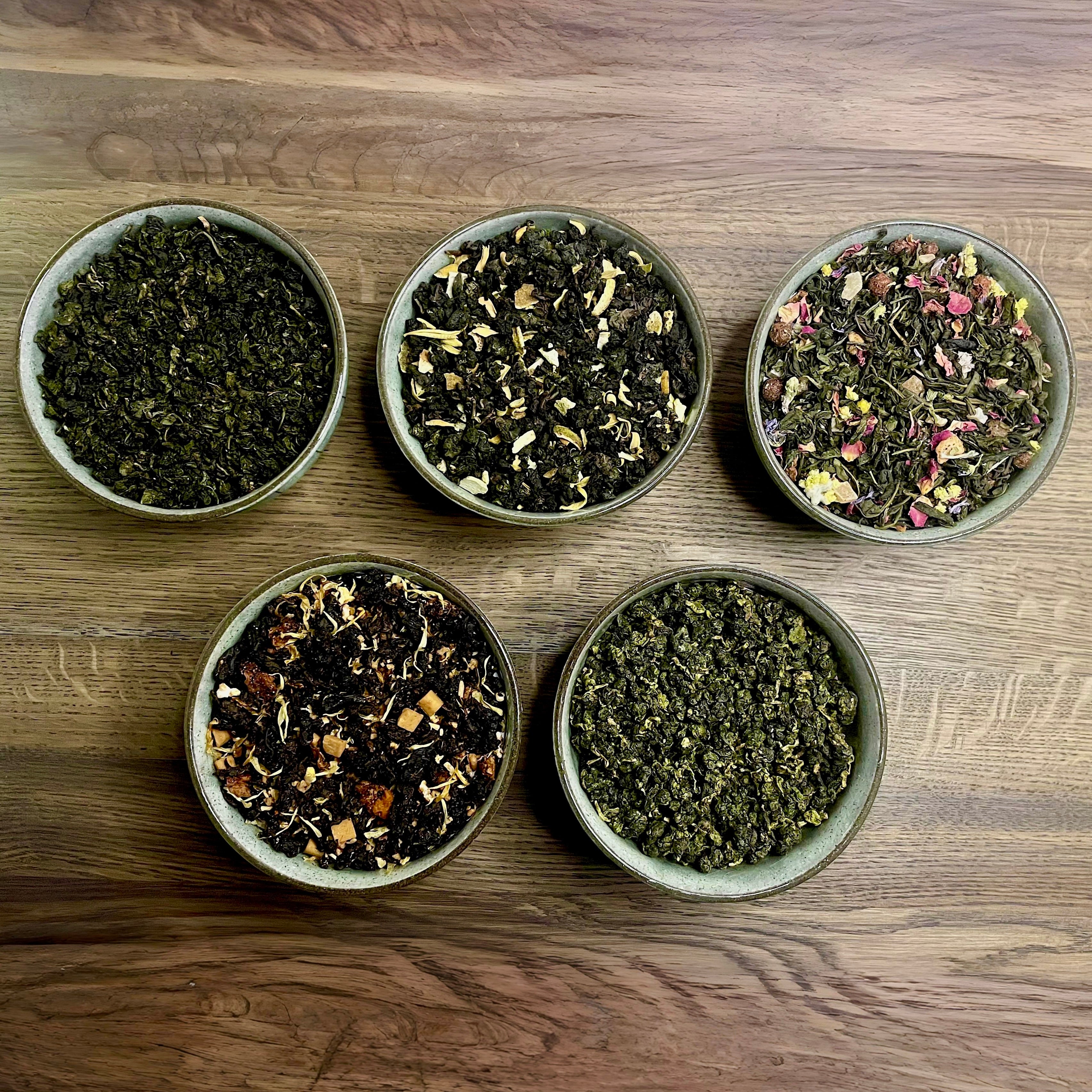 Bundle Edle Vielfalt – Exquisite Oolong-Tees zum Verlieben – 5 fein abgestimmte Tees à 100 g