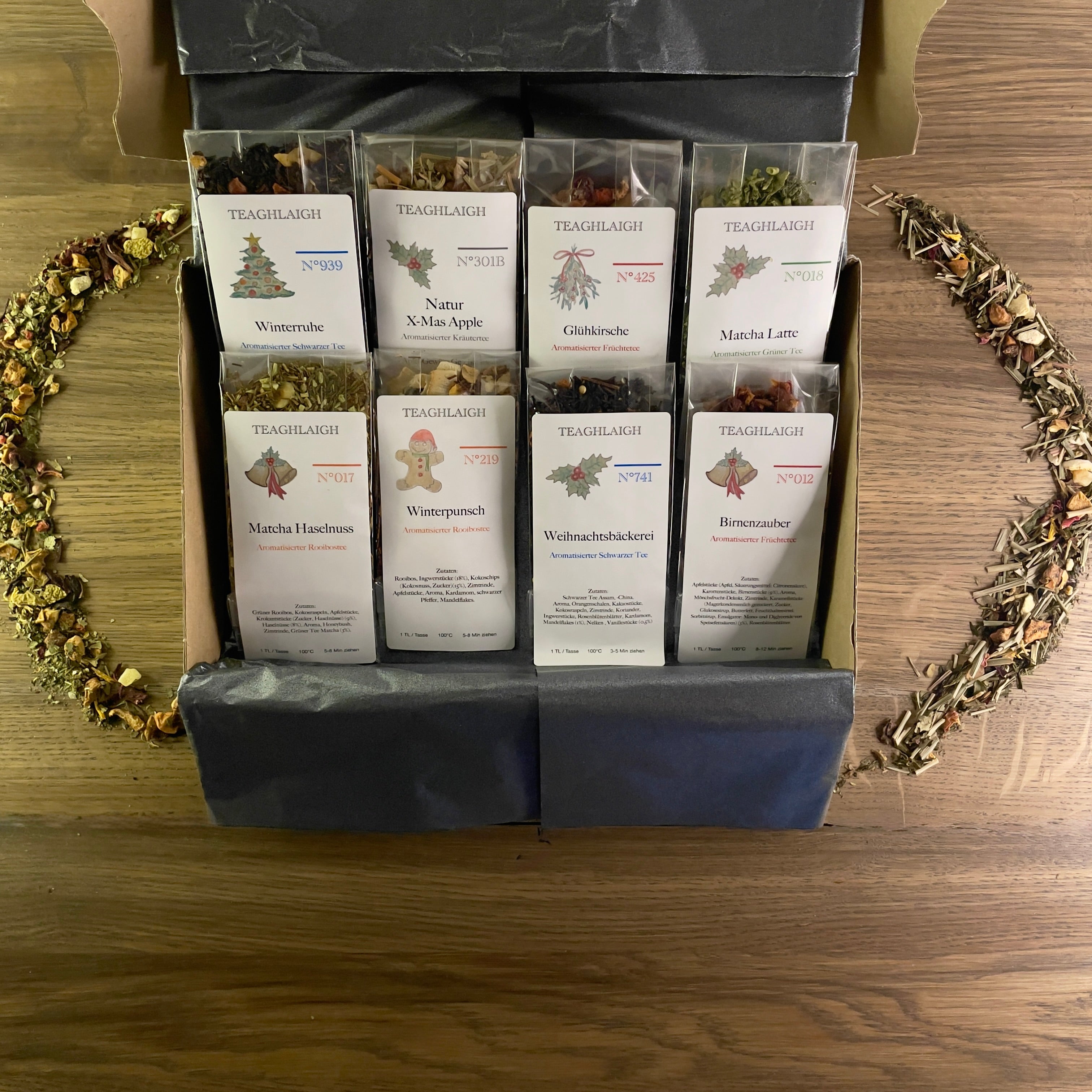 Sample set - Christmas tea - 8 samples of 20g each