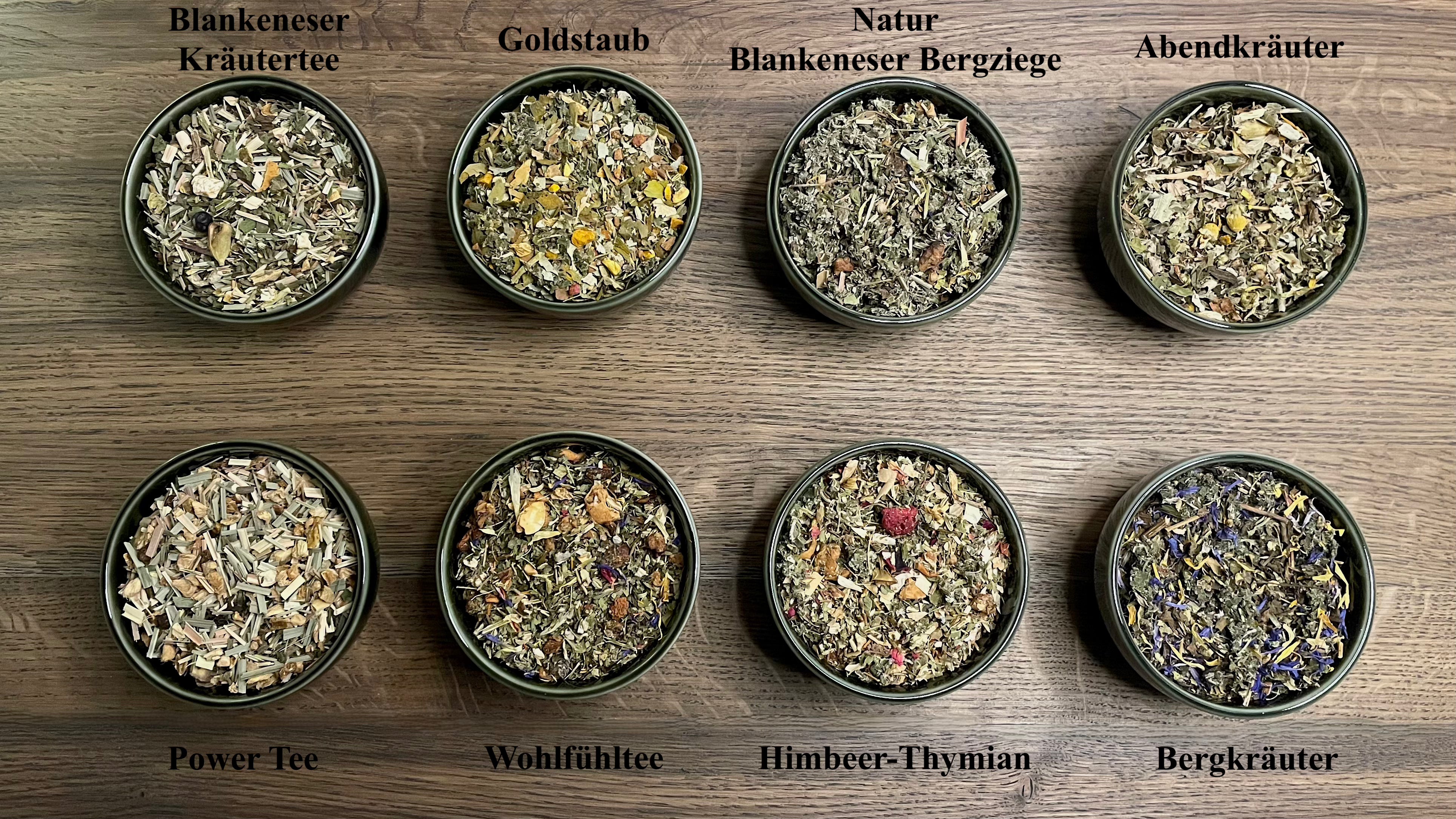 Probenset - Kräutertee - 8 Proben á 10g/20g