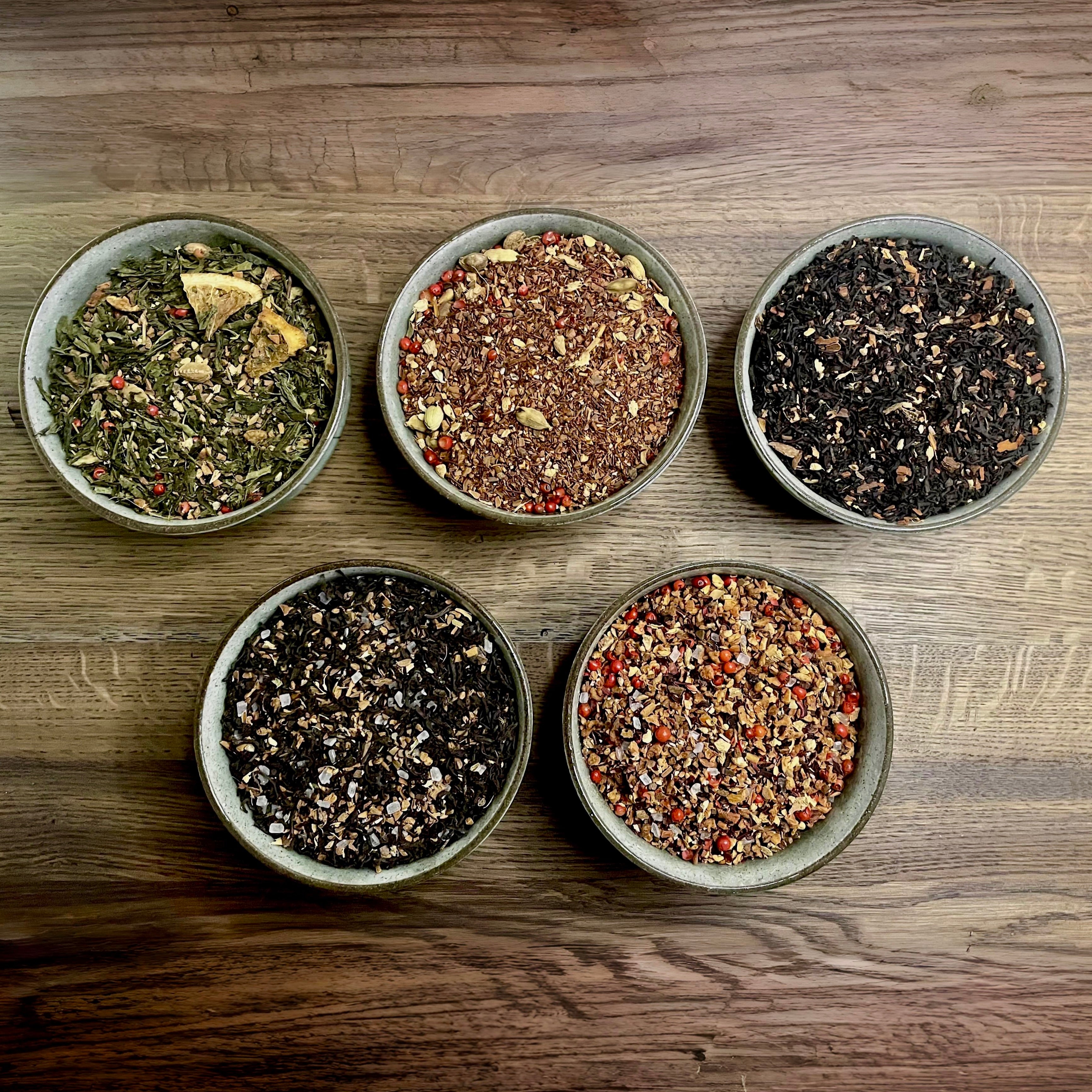 Bundle Chai-Magie – Würzige Teekreationen mit Charakter – 5 Sorten à 100 g