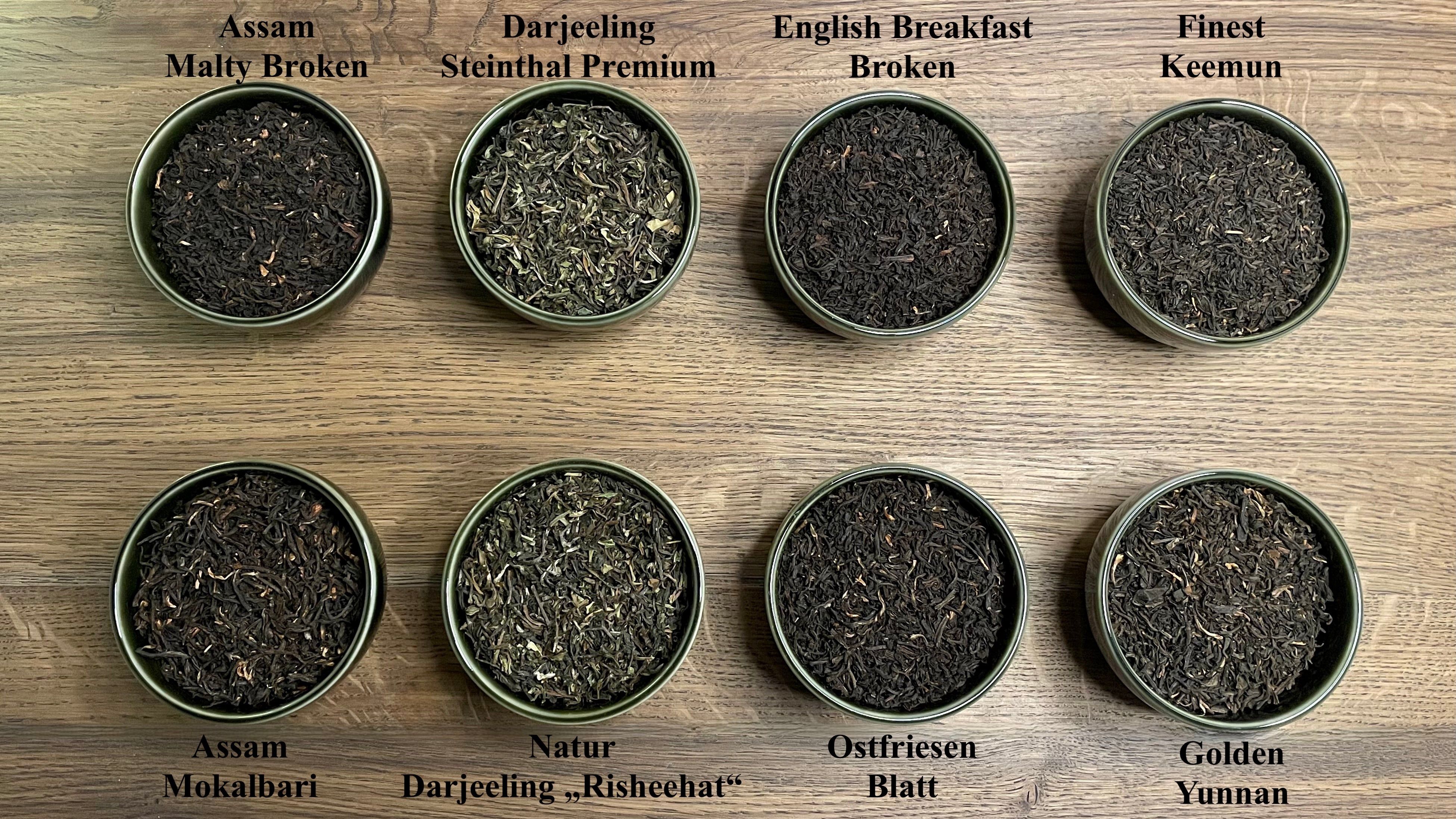 Probenset - Schwarzer Tee - 8 Proben á 20g