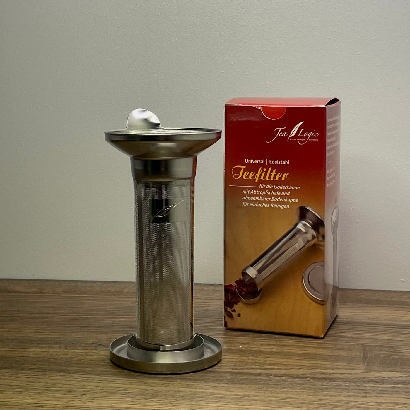 Tea filter for thermos flasks