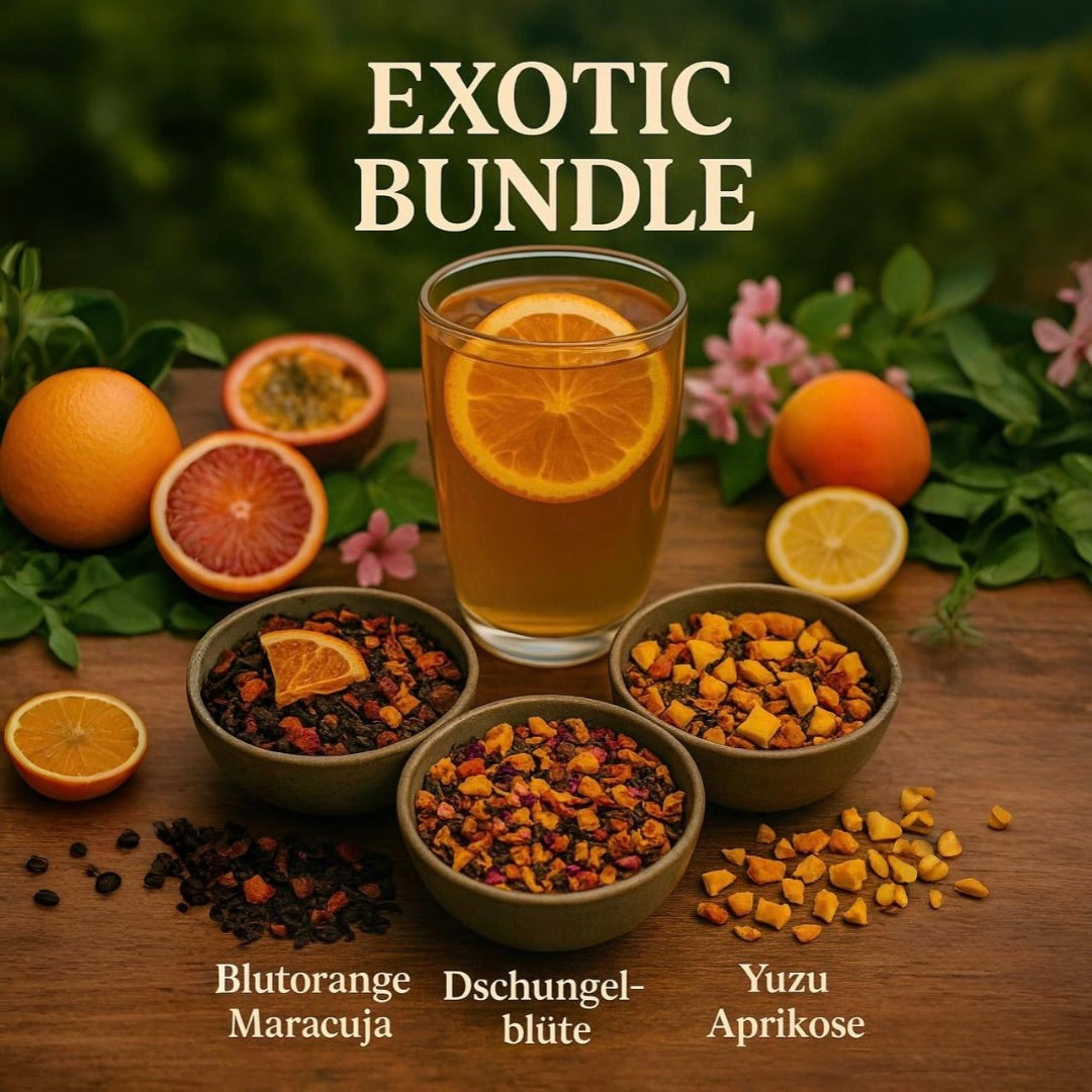 Exotik Bundle – 3 Teemischungen mit besonderer Note á 250g