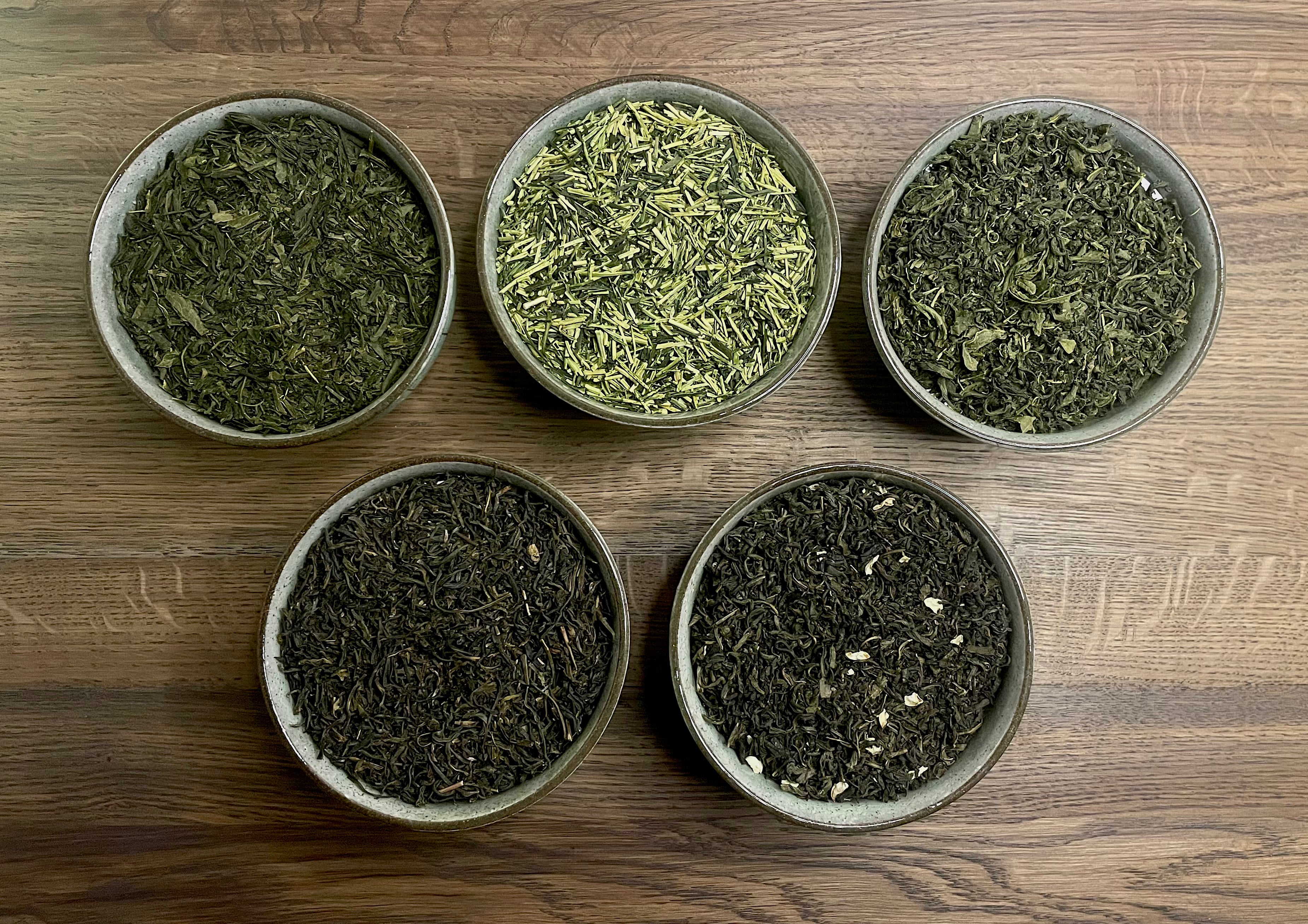 Bundle Zen – Fünf Grünteesorten für innere Ruhe – 5 Sorten à 100 g