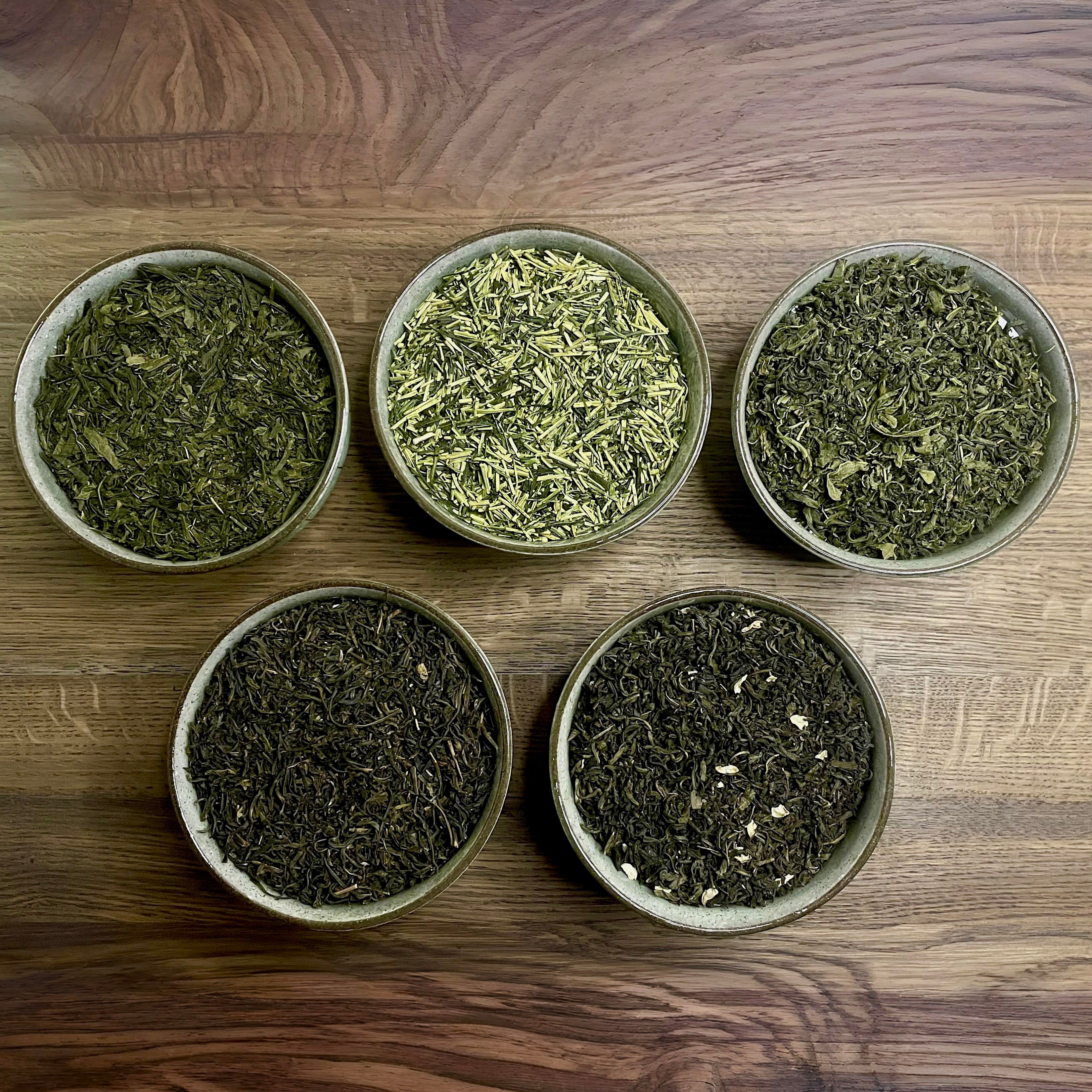 Bundle Zen – Fünf Grünteesorten für innere Ruhe – 5 Sorten à 100 g