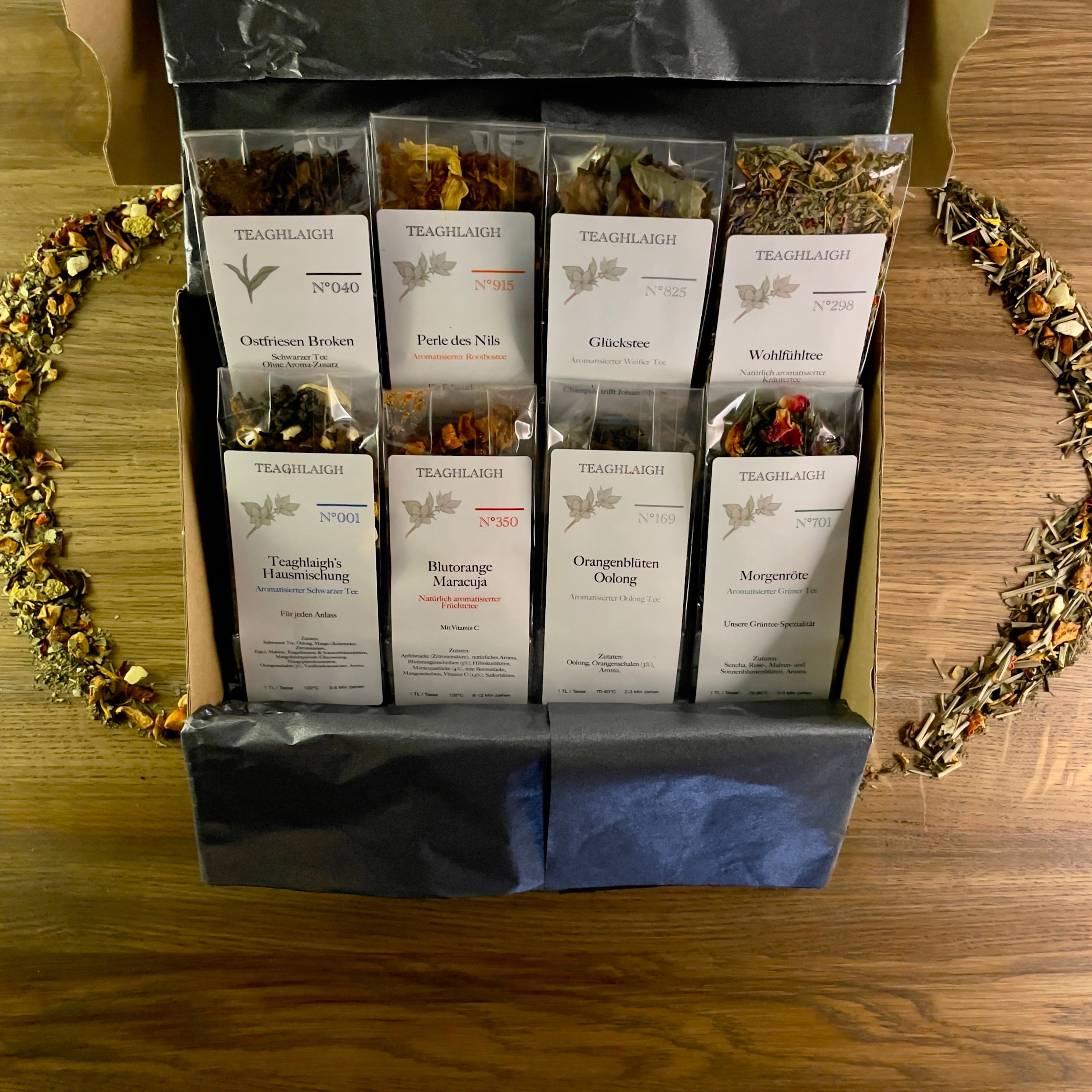 Sample set - Tea Mix - 8 samples of 10g/20g each