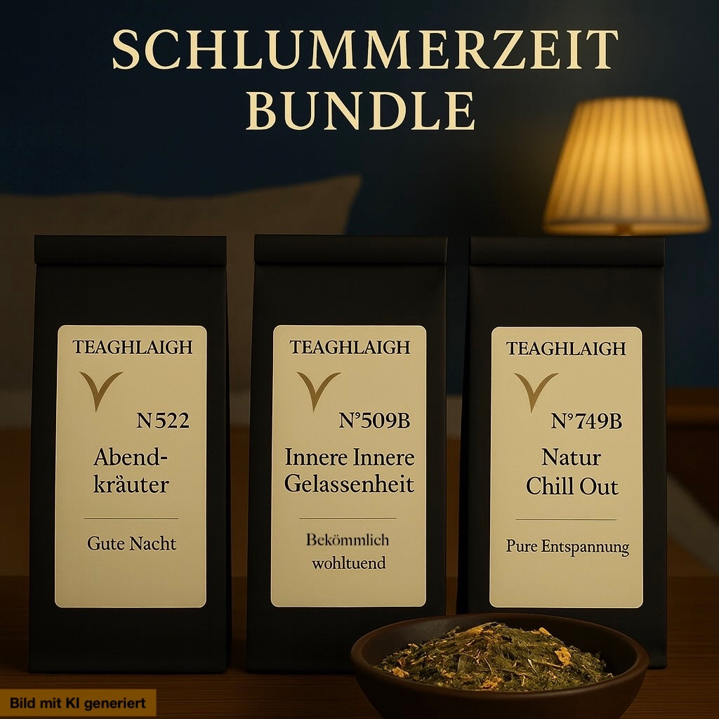 Schlummerzeit Bundle – Natürliche Tees für Ruhe & besseren Schlaf