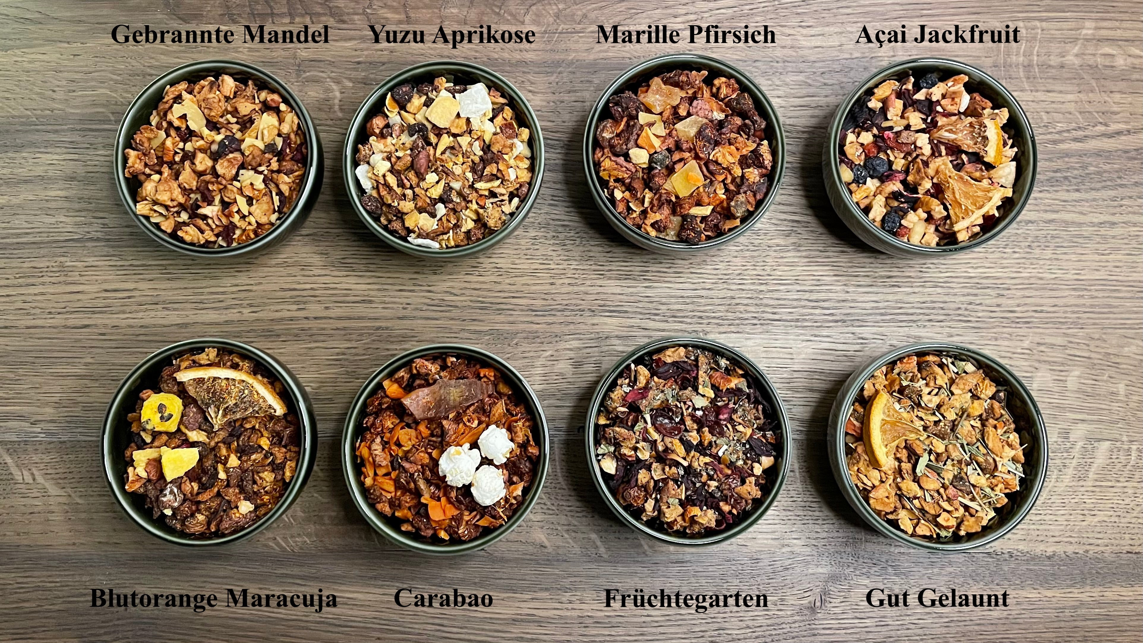 Probenset - Früchtetee - 8 Proben á 20g