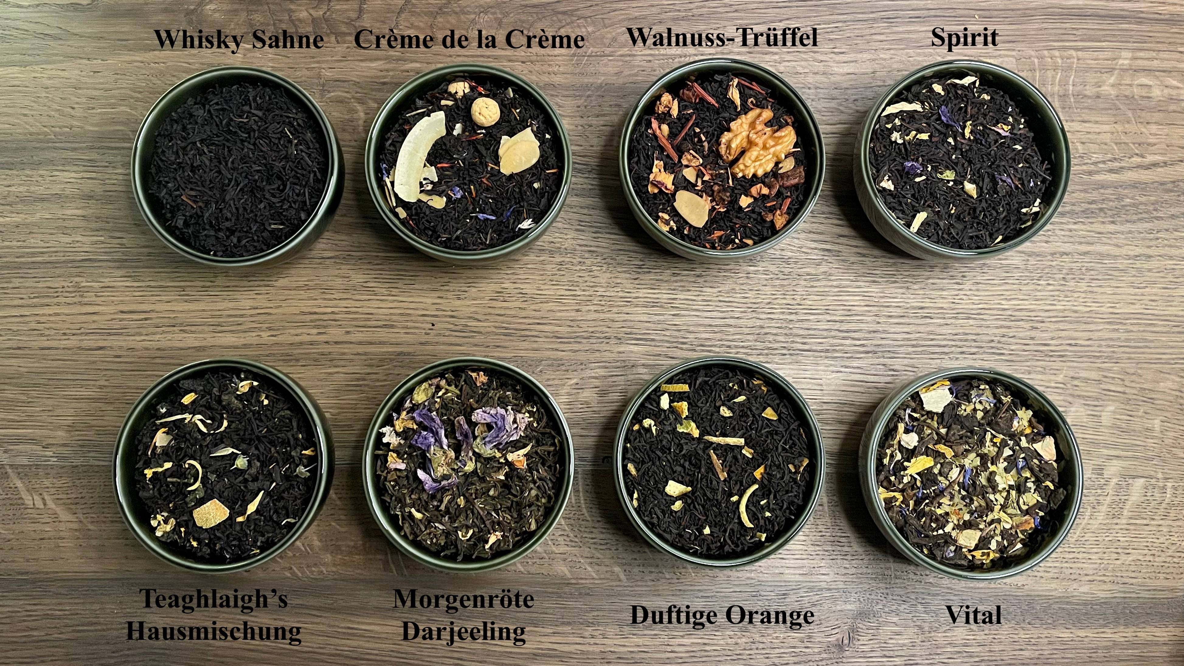 Probenset - Schwarzer Tee Aroma - 8 Proben á 20g